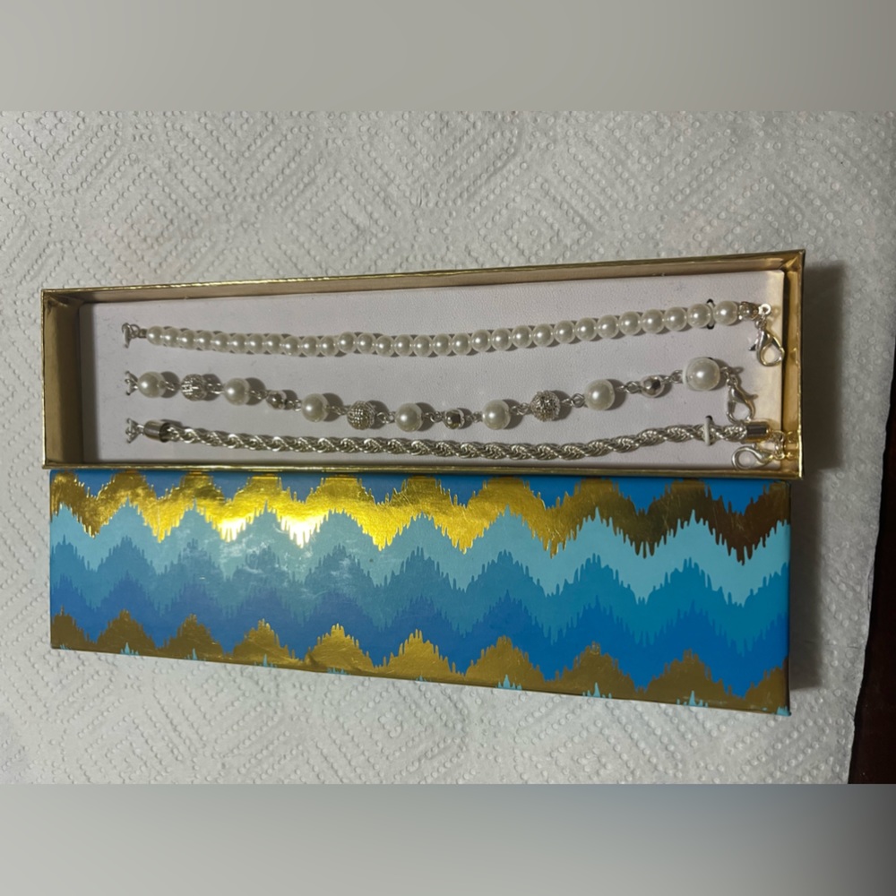 Beautiful 3 bracelets NWT in original box